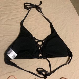 Black bikini top